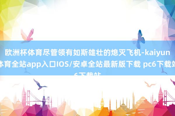 欧洲杯体育尽管领有如斯雄壮的熄灭飞机-kaiyun体育全站app入口IOS/安卓全站最新版下载 pc6下载站